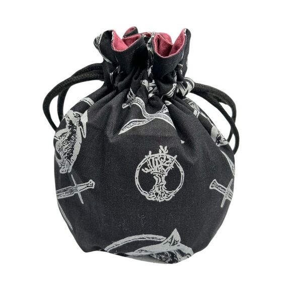 Dice Bag For Tabletop Games Gift Bag Drawstring Bag The Witcher - Picture 2 of 3